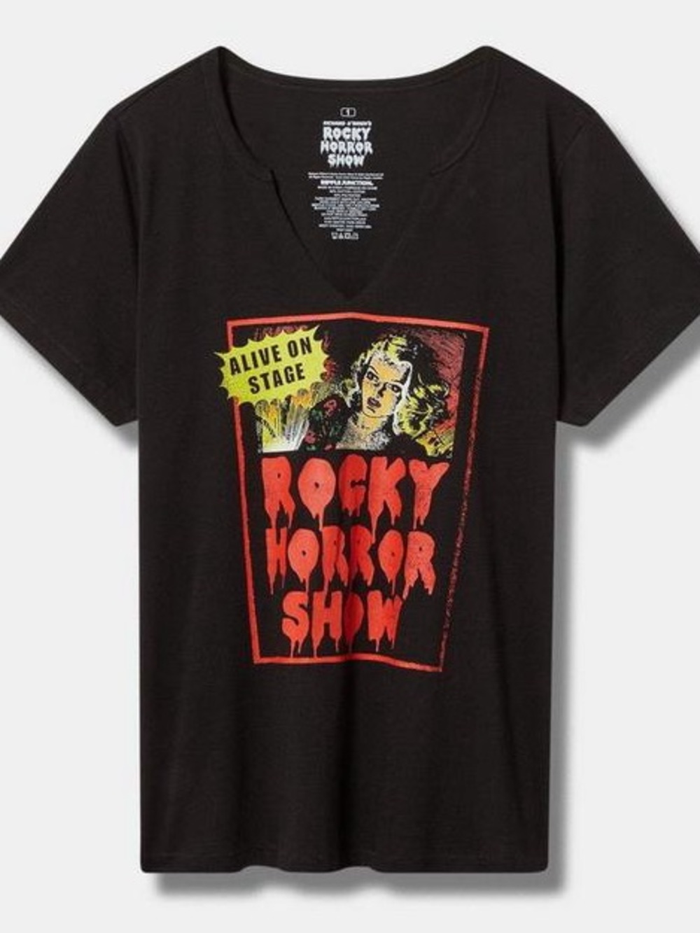 Rocky Horror Classic Fit Cotton Notch Neck Tee Torrid Sz 4 4x